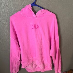 GAP Vibrant Pink acid wash hoodie